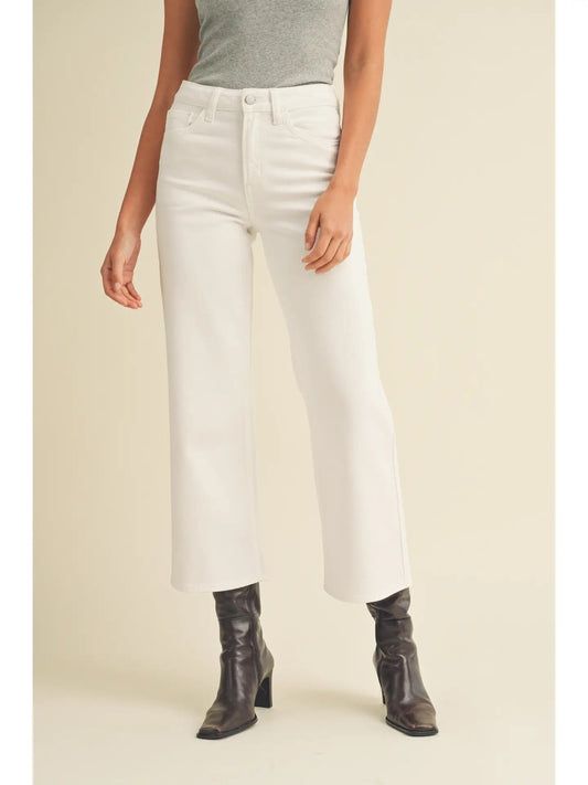 Siena's Slim Wide Leg Jeans