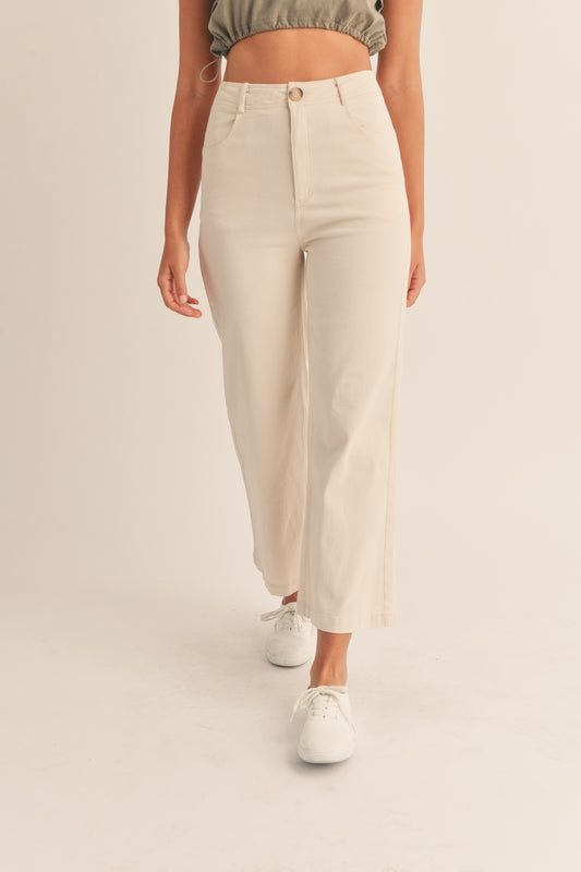 Jackie High Rise Straight Pants