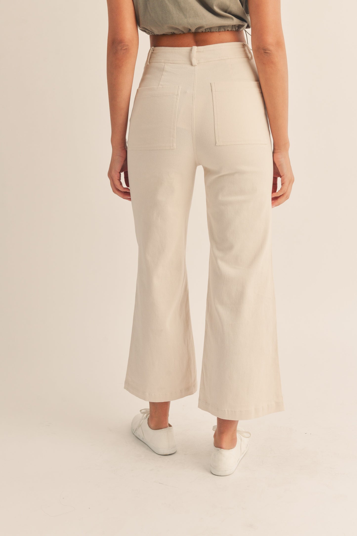 Jackie High Rise Straight Pants