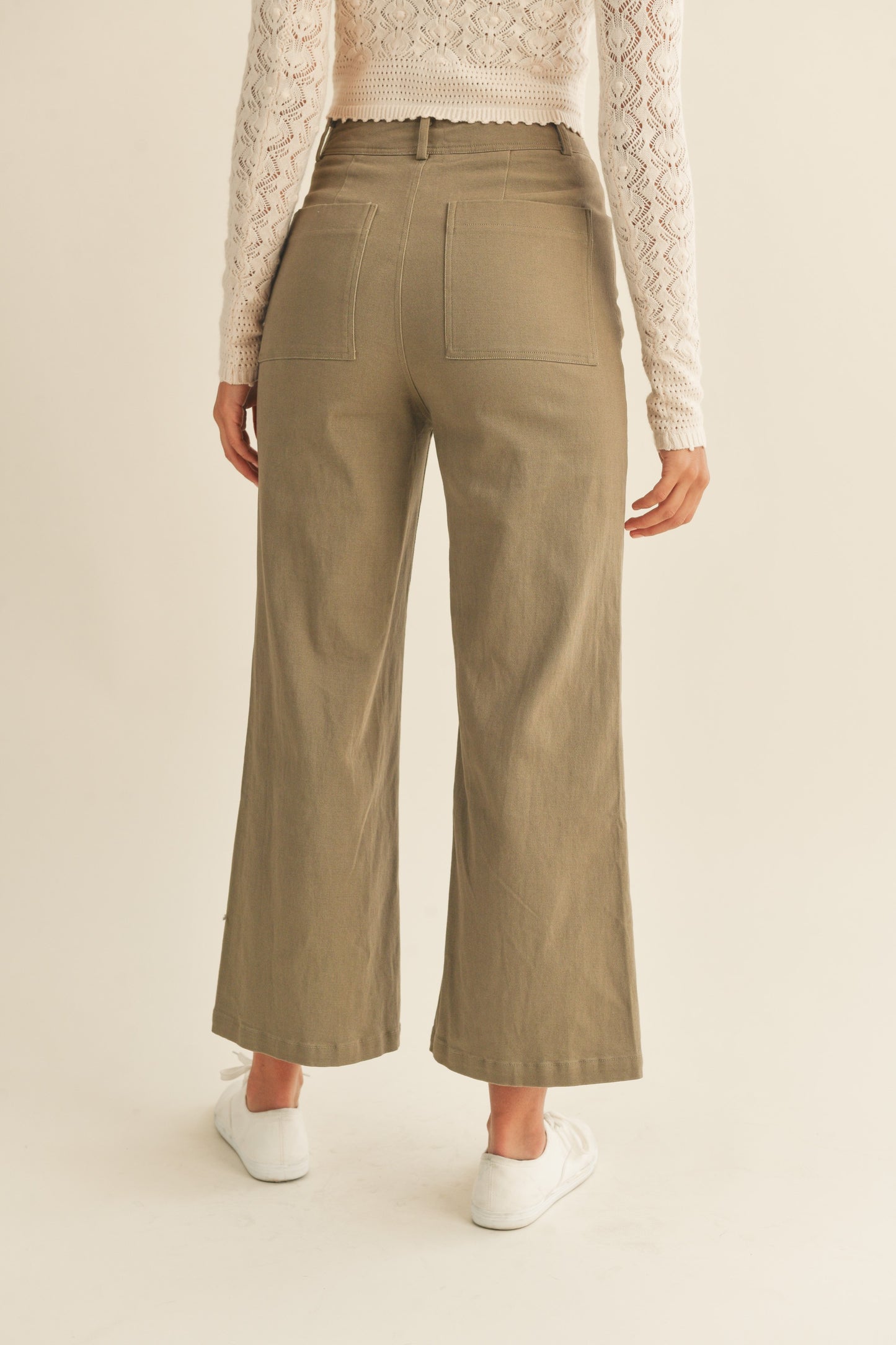 Jackie High Rise Straight Pants