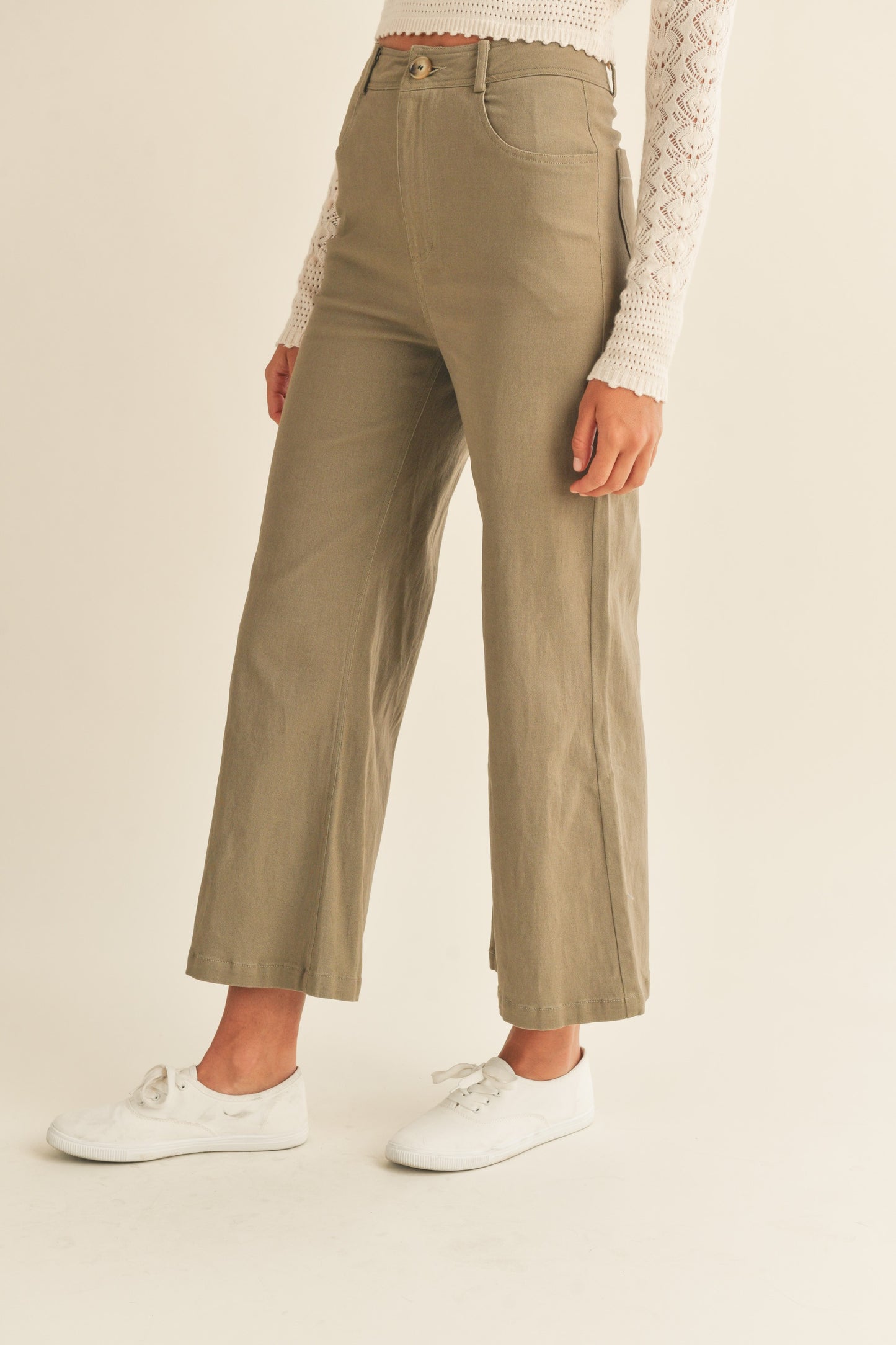 Jackie High Rise Straight Pants